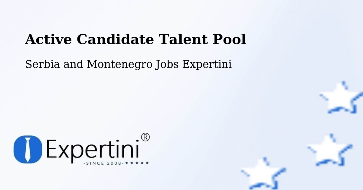 Active Candidate Talent Pool – Cedar - Serbia and Montenegro Jobs Expertini