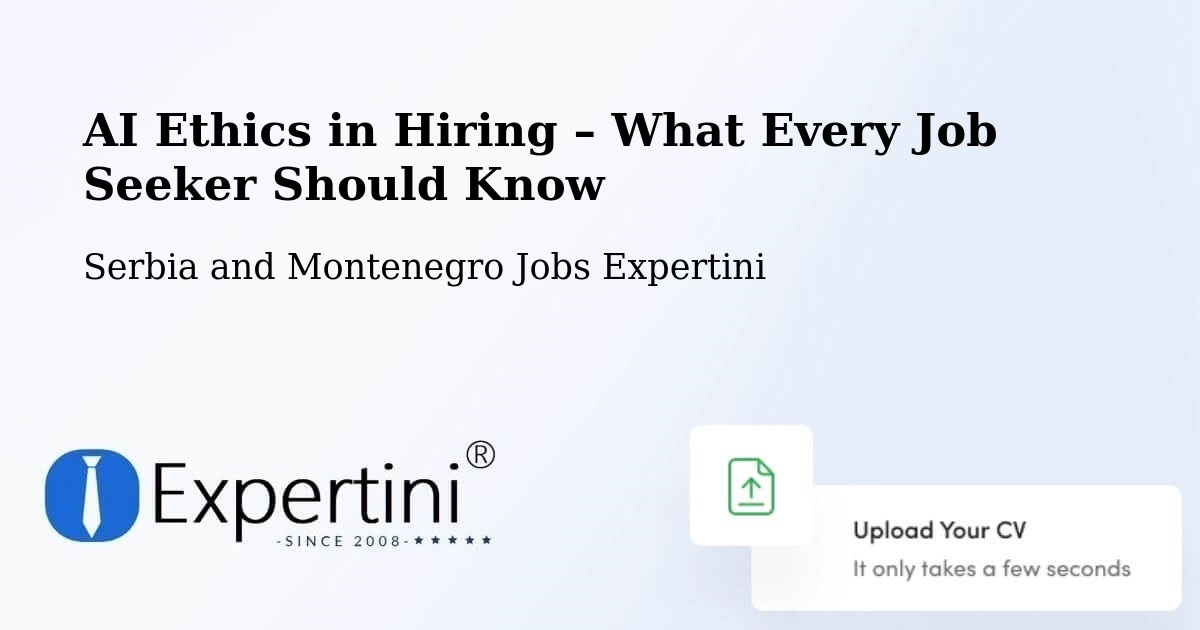 AI Ethics in Recruitment & Hiring – Cedar - Cedar, Serbia and Montenegro Jobs Expertini