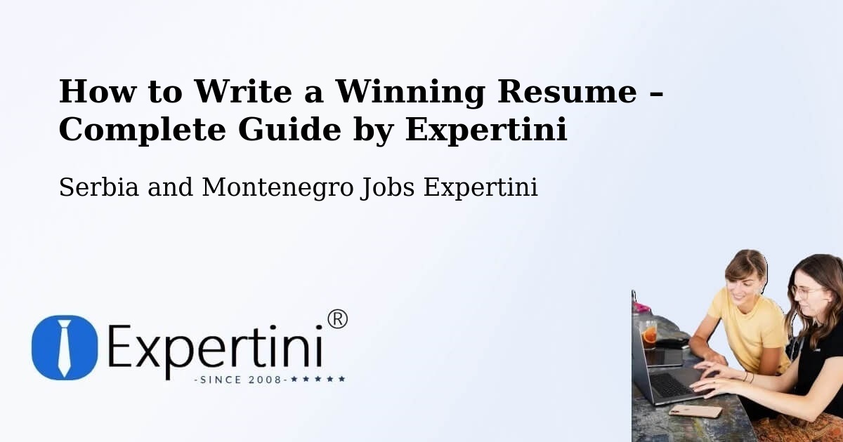 Resume Writing Guide for Job Seekers – Cedar - Cedar, Serbia and Montenegro Jobs Expertini