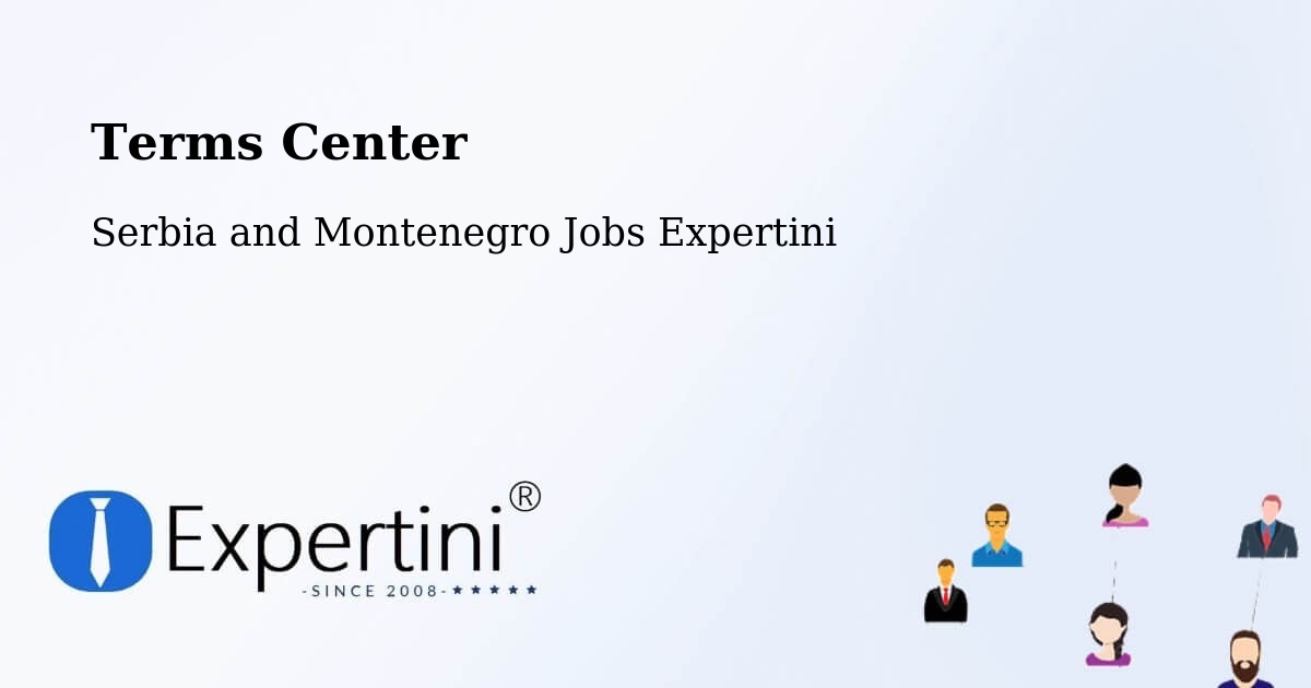 Terms of Service – Cedar - Serbia and Montenegro Jobs Expertini